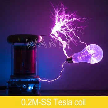 0.2 M Katı Hal Tesla Bobini / Müzik Tesla Bobini / yıldırım fırtınası