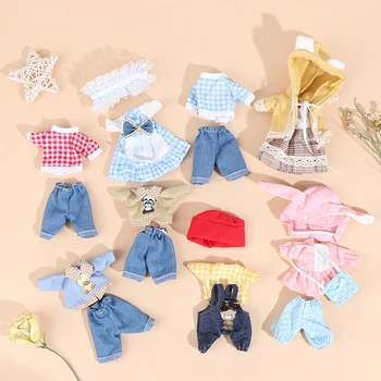 1: 8 Dollhouse Mini oyuncak bebek giysileri Etek Takım Elbise Çocuk DIY Bebek Elbise Kız Hediye