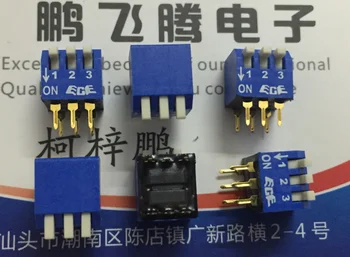 1 ADET Orijinal Tayvan üretilen ECE EPG103A arama kodu anahtarı 3-bit anahtar tipi kodlama anahtarı 3P yan arama 2.54 pitch