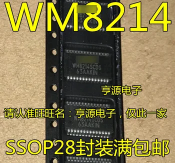 1 Adet / grup WM8214SCDS SMD WM8214 SSOP - 28 ADC çip Yeni ve orijinal Kalite Güvencesi