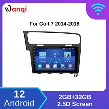 10.1 İnç Android 12.0 Tam Dokunmatik Araba Multimedya Sistemi Golf 7 2014-2018 için GPS Radyo Navigasyon