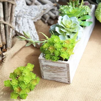 10 Cm Yeşil Akın Yapay Succulents Bitkiler Bonsai Masaüstü Sahte Bitkiler Sevgililer Günü Düğün Dekorasyon Plante Artificielle