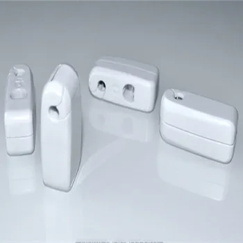 100 Adet / grup EAS Sistemi Perakende Mağaza Ekran Kanca Anti Hırsızlık Durdurma Kilidi Pegboard Slatwall Beyaz Renk ABS 6mm Gözenek Boyutu