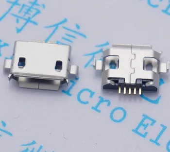 100 adet MİKRO USB 5 P Shen kurulu 1.0 pin dişi Shen Shen kurulu 1.0 USB soket kurulu soket