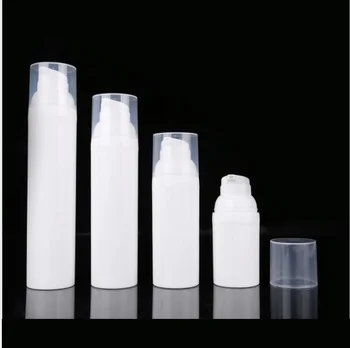 100 ml beyaz havasız vakum pompası losyon şişe losyon emülsiyon göz serum özü hyaluronik cilt bakımı kozmetik ambalaj