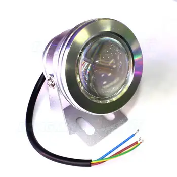 10W 12V Çeşme LED sualtı ışığı 620-630LM Yüzme havuz LED lambası Lamba IP68 Su Geçirmez, dışbükey lens havuz ışığı s