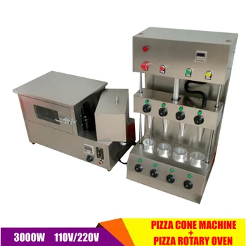 110 V 220 V Otomatik Pizza Koni makinesi Makinesi Pizza Döner Fırın