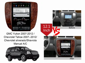12.1 inç autoradio GPS navigasyon için chevrolet-tahoe 2007-2012 / GMC-YUkon 2007-2012 / chevrolet-silverado DVD oynatıcı
