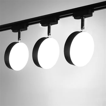 12/18/24W Açı Ayarlanabilir LED ray lambası Spot Alüminyum Parça Ray Lambası Giyim Mağazası İçin Windows Showroom Sergi