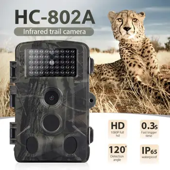 16MP 1080 P Yaban Hayatı Avcılık Trail Oyunu Kamera Hareket Aktif Güvenlik Kamera IP65 Su Geçirmez Avcılık İzcilik Kamera HC802A
