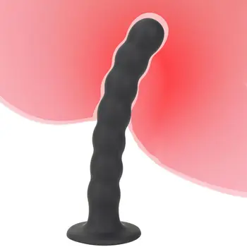 18 Kadın İçin Seks oyuncakları Çiftler Seks Ürünleri Anal Plug prostat masaj aleti Vajinal Stimülatör Güçlü Enayi İle Silikon Boncuk Yapay Penis