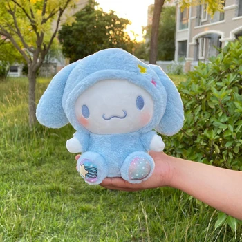 20 adet 20cm Sanrio Şifa Yıldız Kuromi peluş oyuncak Tarçın Melodi Pochacco Hakiki Şekil Pp Pamuk Dolması Bebek çocuk hediye