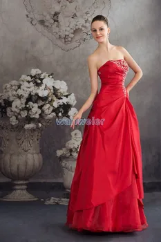 2018 yeni el yapımı özel boyut gelin hiç pretty artı boyutu kırmızı dantel düğün boncuklu büstü anne elbiseler