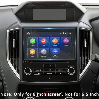 2019-2021 Subaru Impreza Forester Accent 8 İnç Araba Navigasyon Basın Ekran koruyucu film Ekran Temperli Cam