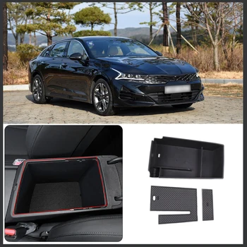 2020-2021 Kia K5 ABS siyah araba styling merkezi kontrol merkezi kol dayama çok fonksiyonlu kutu saklama kutusu araba iç aksesuarları