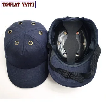 2020 Yumru Şapka İş emniyet kaskı Abs İç Kabuk beyzbol şapkası Tarzı Koruyucu Baret İş Giysisi İçin Kafa Koruma Üst 6 Delik