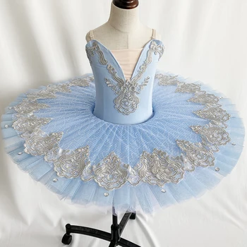 2021 Profesyonel Klasik Bale Tutu Bale Kostümleri Yetişkin Kızlar İçin Dans Çocuk Balerin Pilili Tutu Elbise