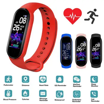20220228A abao40344 # Akıllı Bant Bluetooth Spor Bilezik Erkekler Kadınlar İzci Spor Bandı Pedometre Kalp Hızı Kan JOYCE