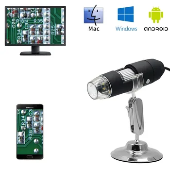 2MP 1080 P Zoom 1000X USB Dijital Mikroskop CMOS Borescope