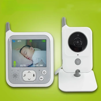 3.2 inç Kablosuz Video Renkli bebek izleme monitörü Gece Lambası taşınabilir Bebek Dadı Güvenlik Kamera IR LED Gece Görüş ınterkom