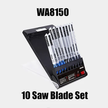 3 ADET / 10 ADET Kavisli Masa Testere Bıçağı WA8101 Testere İçin Ahşap / Metal / Kiremit DIY Elektrikli El Aletleri Aksesuarları