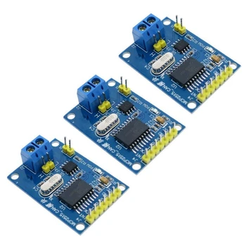 3 Adet MCP2515 CAN veri yolu Modülü TJA1050 Alıcı SPI Modülü Arduino için 51 MCU ARM Denetleyici Geliştirme Kurulu