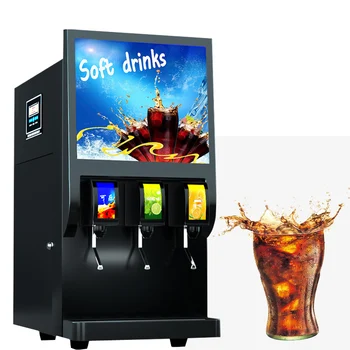 3 valfli Soda Dispenseri Kola Dispenseri Makinesi Gazlı içecek Dispenseri Kola makinesi