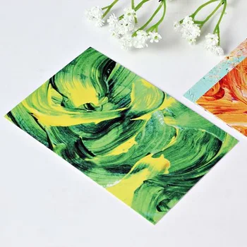 30 adet yağlıboya paleti tarzı kart Scrapbooking parti davetiyesi olarak çok kullanımlı DIY Dekorasyon hediye kartı mesaj kartı kartpostal