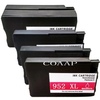 4 Paket Uyumlu mürekkep HP için kartuş 952XL BK/C/M/Y Officejet 8200 8210 8216 Yazıcı İçin