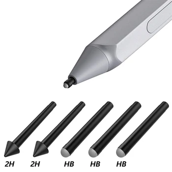 5 Adet Orijinal Kalem İpuçları Stylus Kalem Ucu HB HB HB 2H 2H Değiştirme Kiti Microsoft Surface Pro için 7/6/5/4 / Kitap / Stüdyo / Go