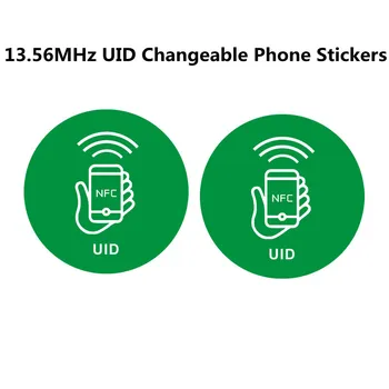 5 adet 13.56 Mhz S50 Yazılabilir IC UID Anti Metal Girişim Karikatür Etiketleri Telefon Çıkartmaları anahtar kartı Etiketi RFID NFC Fotokopi