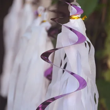 5 adet / paket Renkli Folyo Swirls Afiş Düğün Asılı Dekor Bebek Duş Doğum Günü Partisi Sahne Arka Plan Dekorasyon