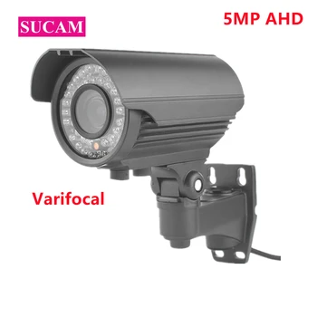 5MP AHD Gözetim Kamera Su Geçirmez Ev Güvenlik 2.8-12mm Değişken Odaklı Manuel Bullet CCTV Açık Kamera 20M Kızılötesi