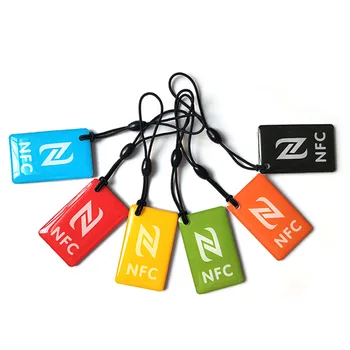 6 adet Su Geçirmez NFC Epoksi Etiketleri Etiket Ntag213 13.56 mhz RFID Akıllı Kart Tüm NFC Özellikli Telefon