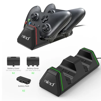 800mAh Kablosuz Denetleyici Oyun Klavyeler Pil şarj edilebilir pil + USB şarj doku Xbox Serisi ONE X / S Oyun Aksesuarları