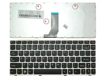 ABD Dizüstü Laptop Klavye İçin LENOVO Z380 Z480 Z485 G480 G485 BEYAZ ÇERÇEVE SİYAH PN:25202386 V-116920TS1-US