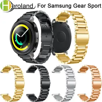 Aksesuarları 20mm paslanmaz çelik Milanese watchband kayışı Samsung Dişli Spor Kayış Samsung Dişli S2 bant Bileklik metal