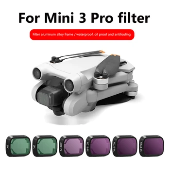 Alüminyum Alaşımlı Optik Cam Lens Filtre Cam Koruma Filtresi Lens UV CPL Yedek Drone Aksesuarları DJI Mini 3 Pro