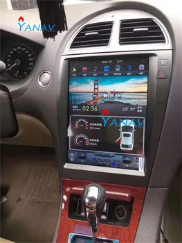 Android Tesla tarzı Dikey Ekran Toyota-Lexus için ES240 / ES350 2016-2018 GPS Navigasyon DVD Oynatıcı Multimedya Stereo Ünitesi