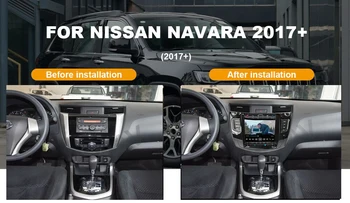 Android araba radyo multimedya oynatıcı-NİSSAN Navara 2017 + otomatik GPS navigasyon DVD Oynatıcı kafa ünitesi 10.4 inç