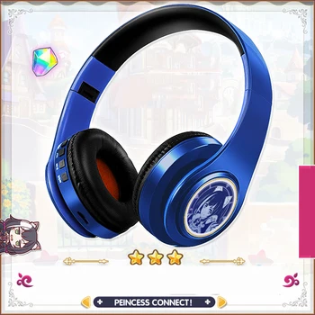 Anime Prenses Bağlantı Re: Dalış Kyaru Cosplay Rahat Kablosuz 2 in1 bluetooth kulaklık Stereo Katlanabilir Oyun Sahne Kulaklıklar
