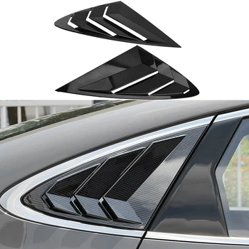 Araba Arka Pencere Panjur Panjur Kapağı Trim Hyundai Sonata için DN8 2020 2021 Pencere Yan Havalandırma Trim