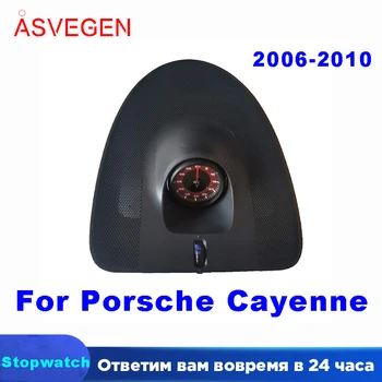 Araba Kronometre Porsche Cayenne 2006-2010 İçin İç Dashboard Merkezi Saat Pusula Zaman elektronik sayaç Saat Accessional