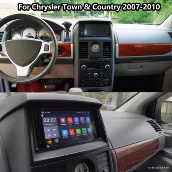 Araba Radyo Gps Video Multimedya Oynatıcı Chrysler Town Ülke dodge şarj cihazı Ram Pickup Jeep Android Radyo Stereo Dokunmatik Ekran