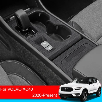 Araba İç Sticker Volvo XC40 2020-2025 Kaldırma Pencere Paneli Çıkartması Dişli Kutusu Pano koruyucu film Oto Aksesuar