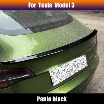 Arka Bagaj Spoiler Tesla Modeli 3 Bagaj Spoiler 2019-2021 Araba Bagaj Dudak ABS Boot Kanat Spoiler Araba Styling Araba Dekor