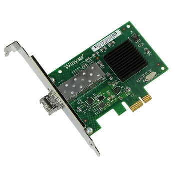 BCM5715S PCIe X1 Gigabit Fiber Ethernet Kartı Çok Modlu 1G 850nm LC Optik Modül