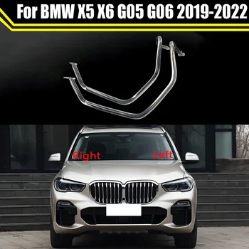 BMW için X5 X6 G05 G06 2019-2022 Yüksek DRL far ışık kılavuzu Gündüz Farı tüp lamba Gündüz Farı lamba çubuğu Lambası daire