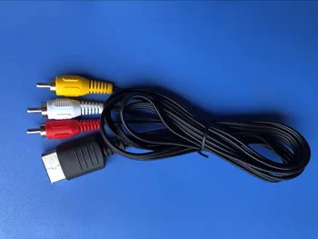 BUKIM 1.8 M / 6FT RCA Ses Video AV Stereo Kompozit Adaptör Kablosu Sega Dreamcast İçin