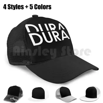 Beyaz Logolar beyzbol şapkası Dıy Örgü Hip Hop Ayarlanabilir Duran Duran Bant Duran Duran Bant Duran Duran Bant Popüler Duran Duran
